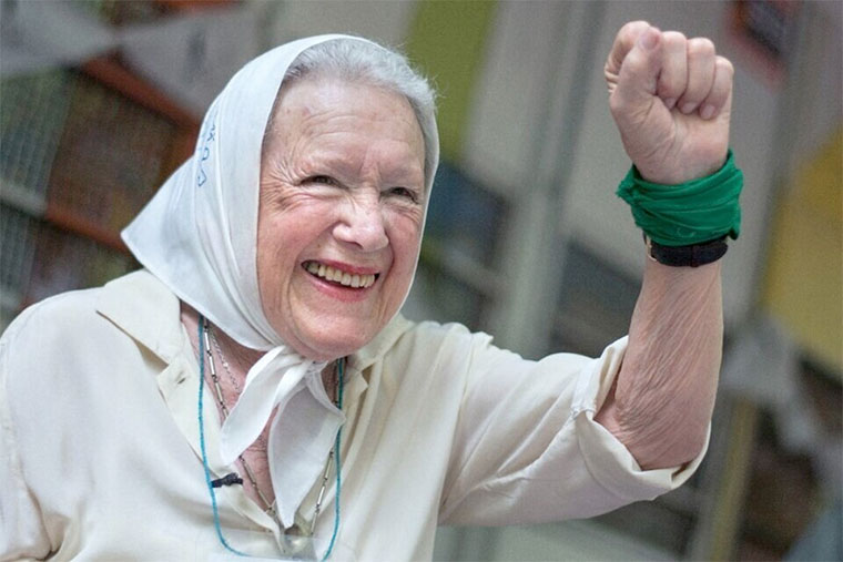 Nora Cortinas murió a los 94 años. Imagen: Ainara Lizarribar