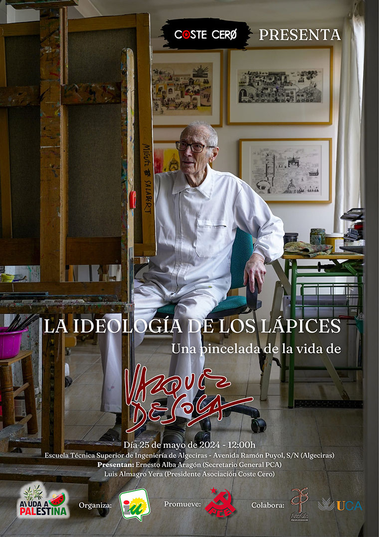 Cartel de proyección del documental "La ideología de los lápices"