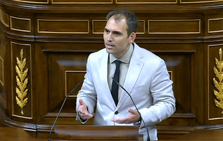 Toni Valero. Congreso de los diputados