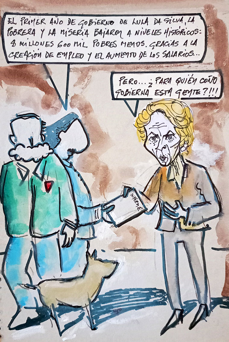 Viñeta de Vicente Ruiz. Gobernar para quién