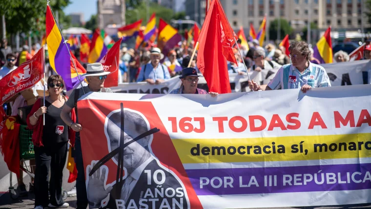 Marcha Republicana 16J en Madrid