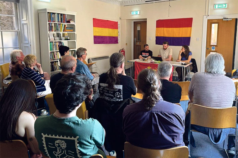 Acto “The Spanish Republic, Past and Future” celebrado en Edimburgo el 18 de mayo de 2024