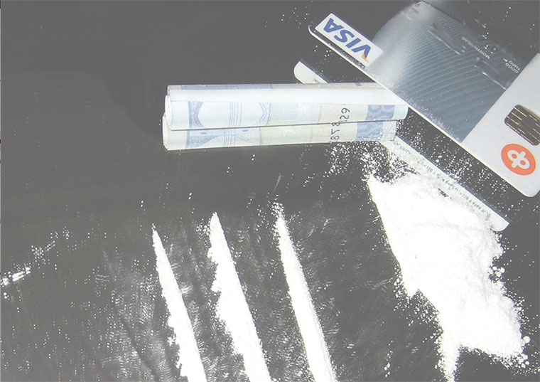 Rayas de cocaína