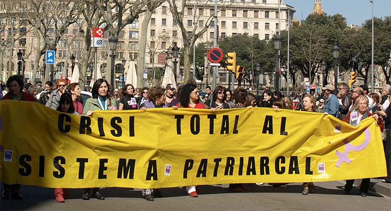 Día Internacional de la Mujer en Barcelona, España (2009)