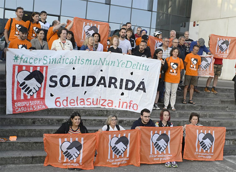 Solidaridad con Las 6 de la Suiza