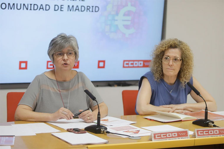 Presentación del informe de CCOO Madrid sobre la desigualdad en esta comunidad