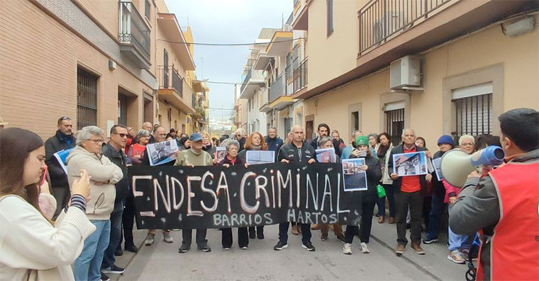 Protesta vecinal contra los cortes de luz