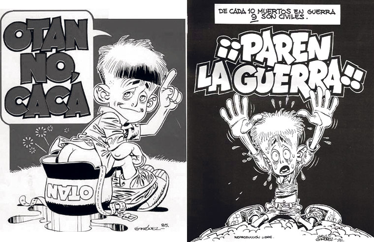 Dibujos del ilustrador Carlos Giménez