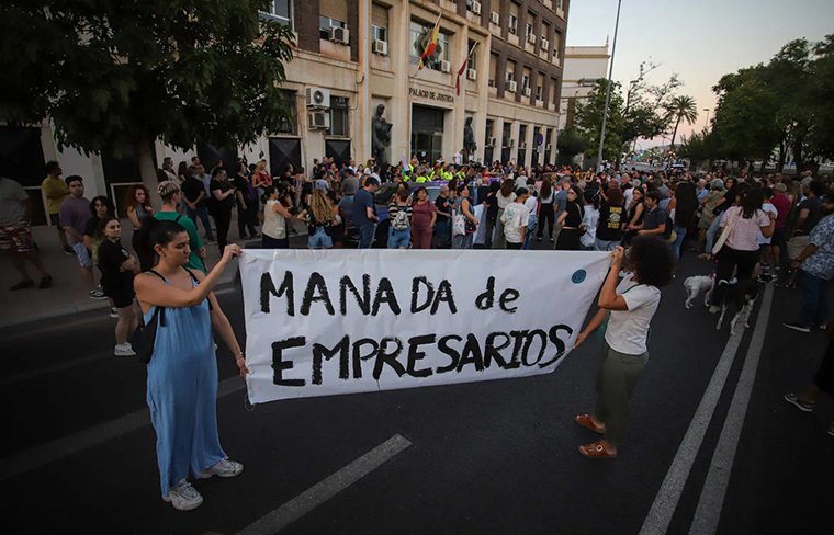 Movilización contra los proxenetas de Murcia