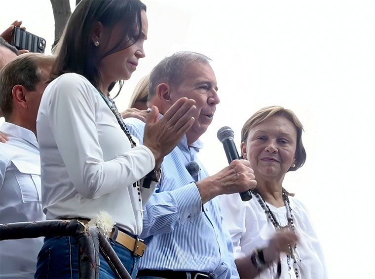 Edmundo González y María Corina Machado. Venezuela
