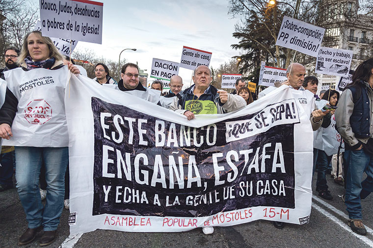 Manifestación antidesahucios en Madrid (2013) | Barcex / CC BY-SA 3.0