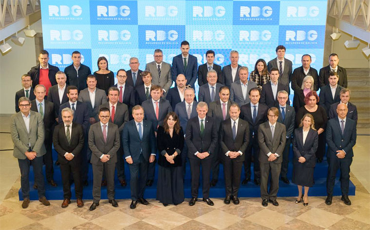Alfonso Rueda, presidente de la Xunta de Galicia, durante la presentación en 2023 del la empresa público-privada Recursos de Galicia | xunta.gal