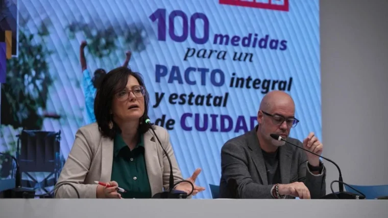 Carolina Vidal y Unai Sordo. Comisiones Obreras