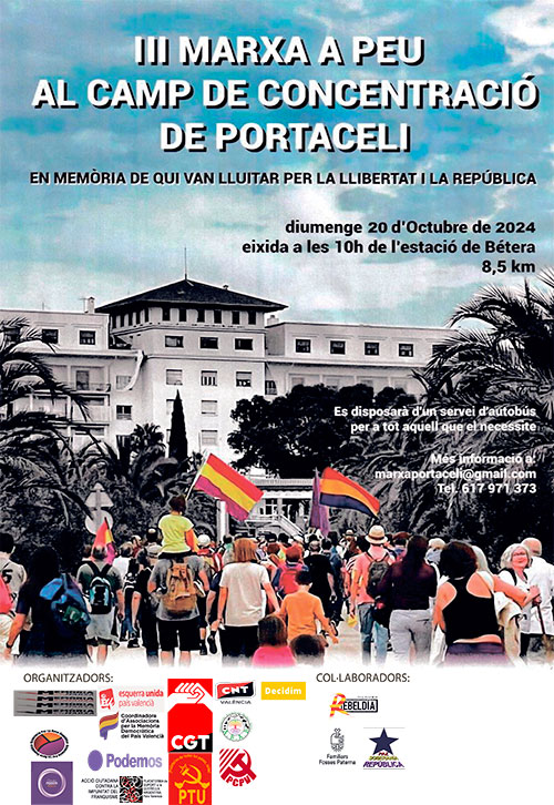 Marcha al campo de concentración de Portaceli