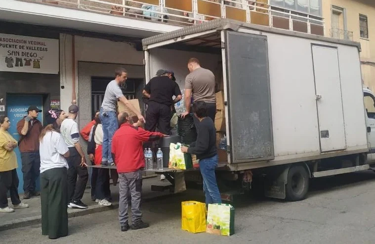 Solidaridad con Valencia desde Vallecas