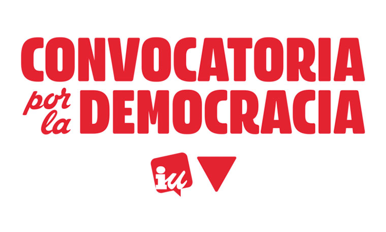 Izquierda Unida. Convocatoria por la democracia