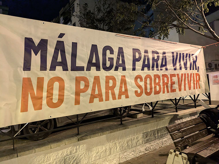Málaga para vivir, no para sobrevivir