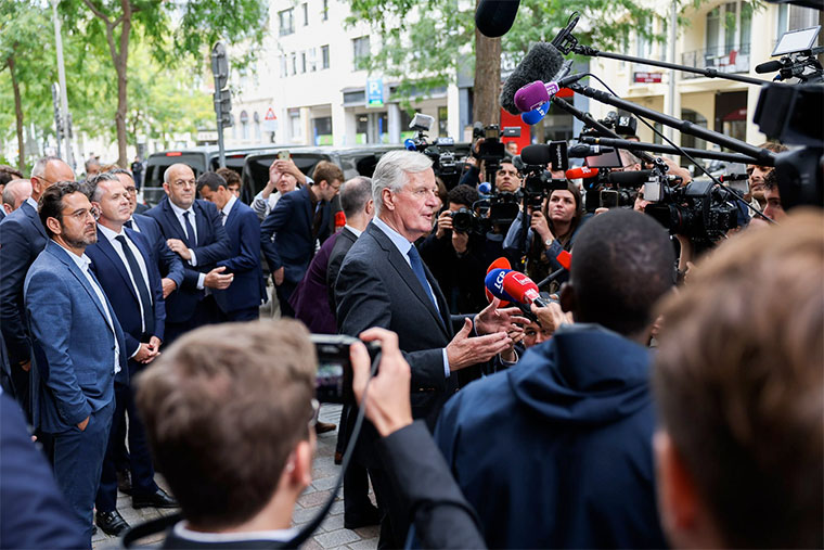 El primer ministro Michel Barnier (imagen de archivo 11 septiembre) | @MichelBarnier