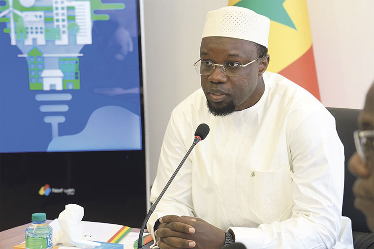Ousmane Sonko, primer ministro de Senegal