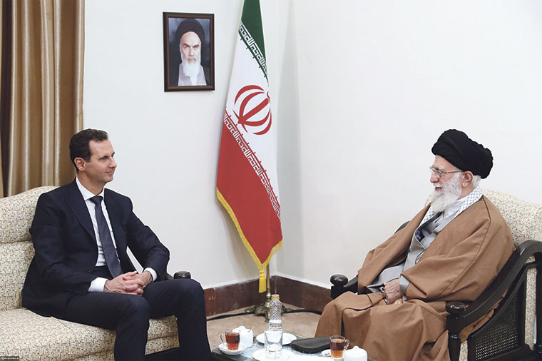 Encuentro de al-Assad y Ali Khamenei en Teherán (feb. 2019) | khamenei.ir - CC BY 4.0