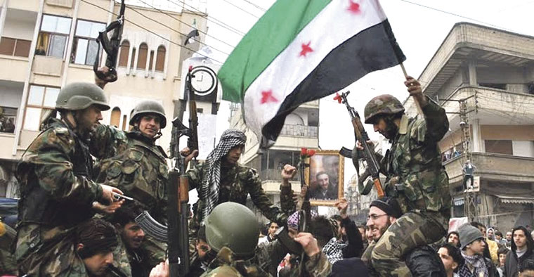 Ejército Nacional Sirio armado por Turquía