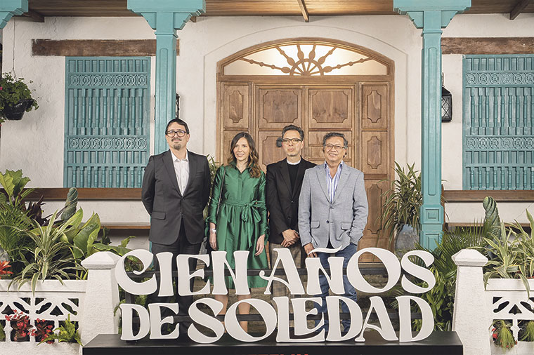 El presidente Gustavo Petro en el lanzamiento oficial de la serie 'Cien años de soledad' | Foto: Presidencia de Colombia