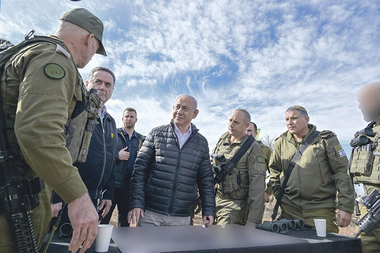 Benjamín Netanyahu en los Altos del Golán el pasado 8 de diciembre | Foto: gov.il