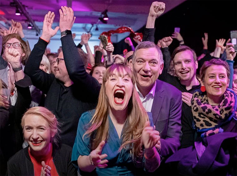 Die Linke celebra su ascenso en las elecciones del 23 de febrero en Alemania | Foto: facebook.com/linkspartei