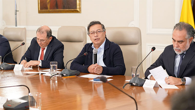 Presidente de Colombia, Gustavo Petro. Consejo de Ministros del 4 de febrero de 2025 | Foto: Andrea Puentes / presidencia.gov.co