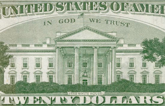 "In God We trust" (Confiamos en Dios). Dios y dólares, biblia y dinero, las bases sobre las que se asienta EE.UU.