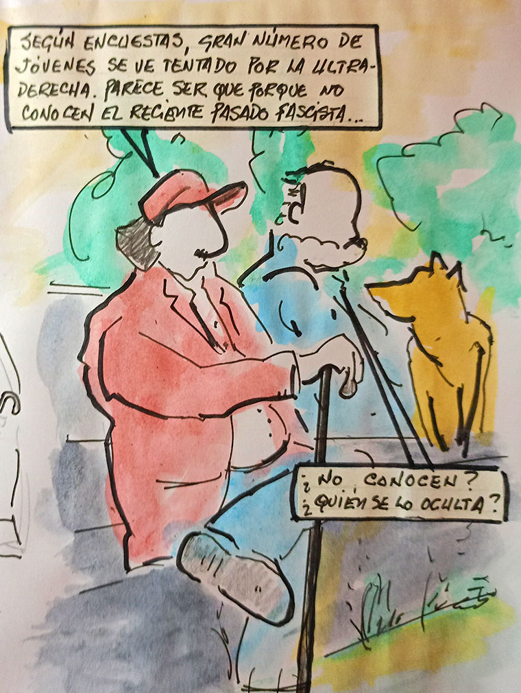 Viñeta de Vicente Ruiz: "Tentación ultraderechista"