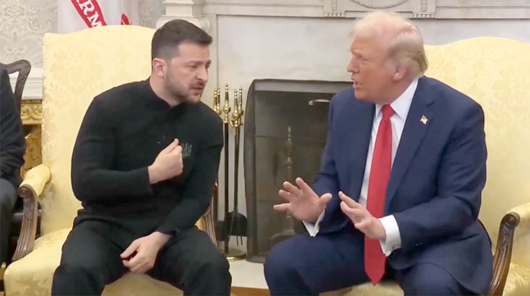 Encuentro de Zelensky y Trump en la Casa Blanca | Foto: White House Rapid Response / Public Domain