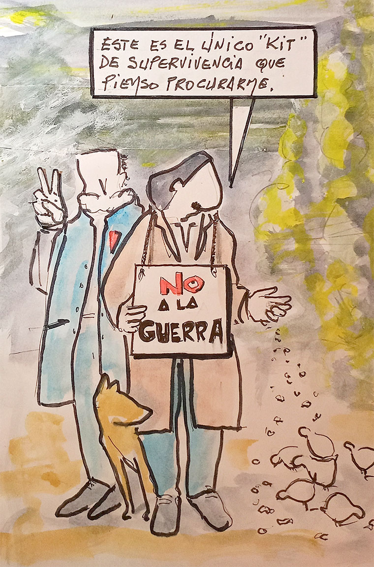 Viñeta de Vicente Ruiz Fernández "Kit de supervivencia"