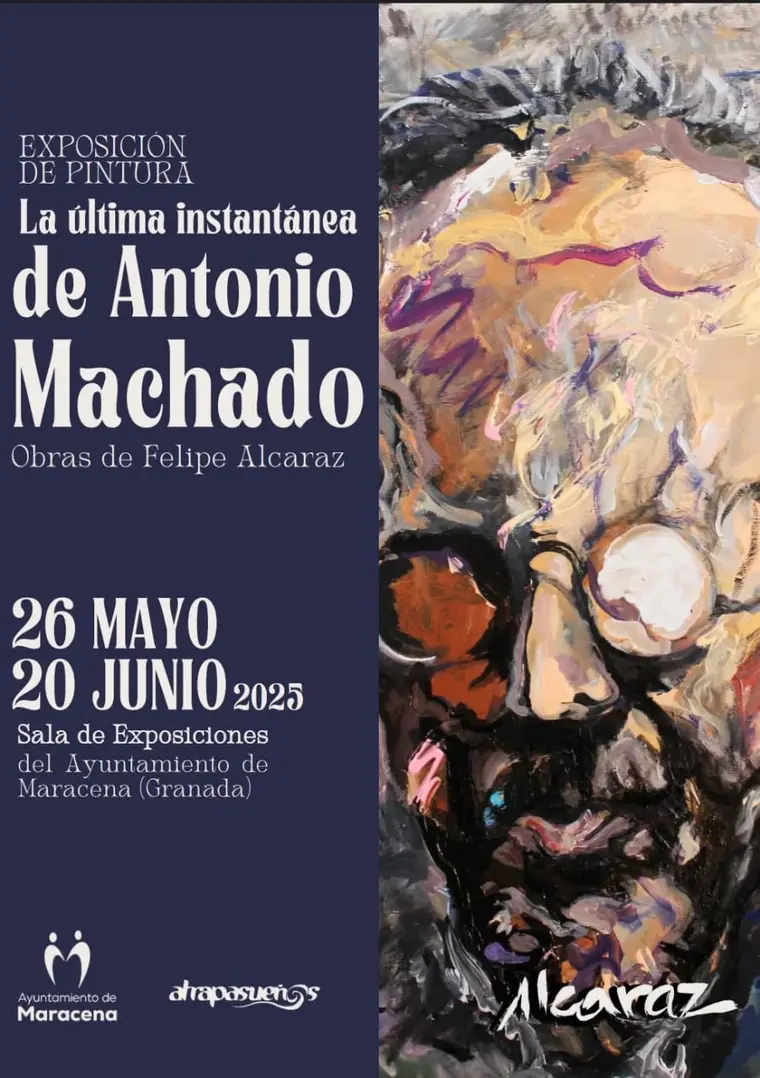 Exposición de pintura: "La última instantánea de Antonio Machado". Obras de Felipe Alcaraz.