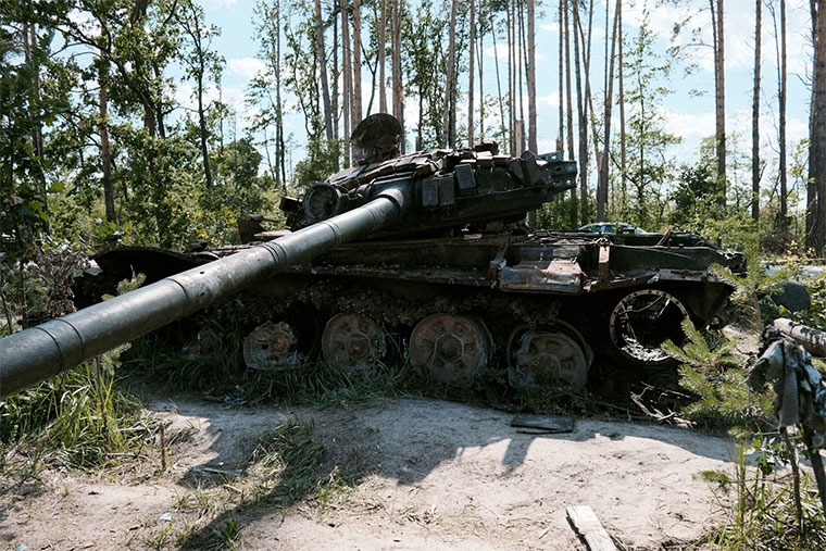 Tanque destruido