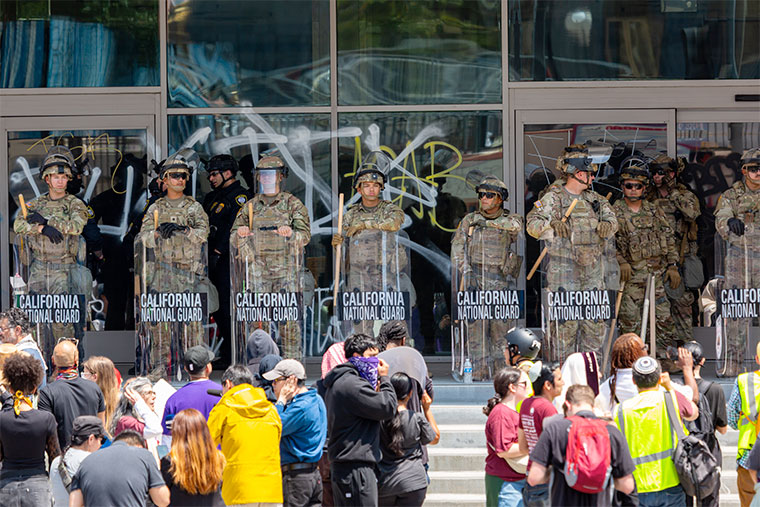 Despliegue de la Guardia Nacional en California | Foto: U.S. Northern Command / Dominio público