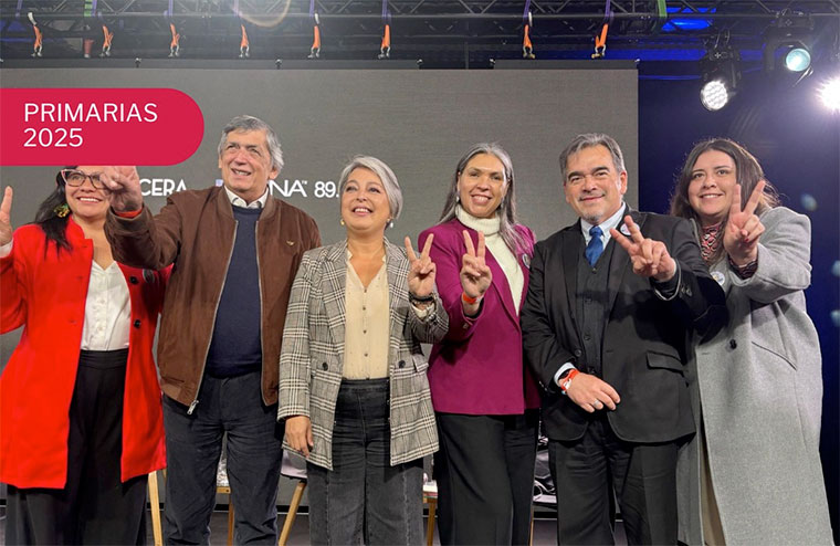Jeannette Jara, candidata del Partido Comunista (PC) y Acción Humanista (AH)