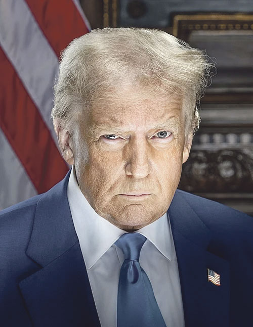 Retrato oficial de Trump | Daniel Torok /Dominio público