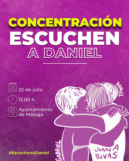Concentración "Escuchen a Daniel"