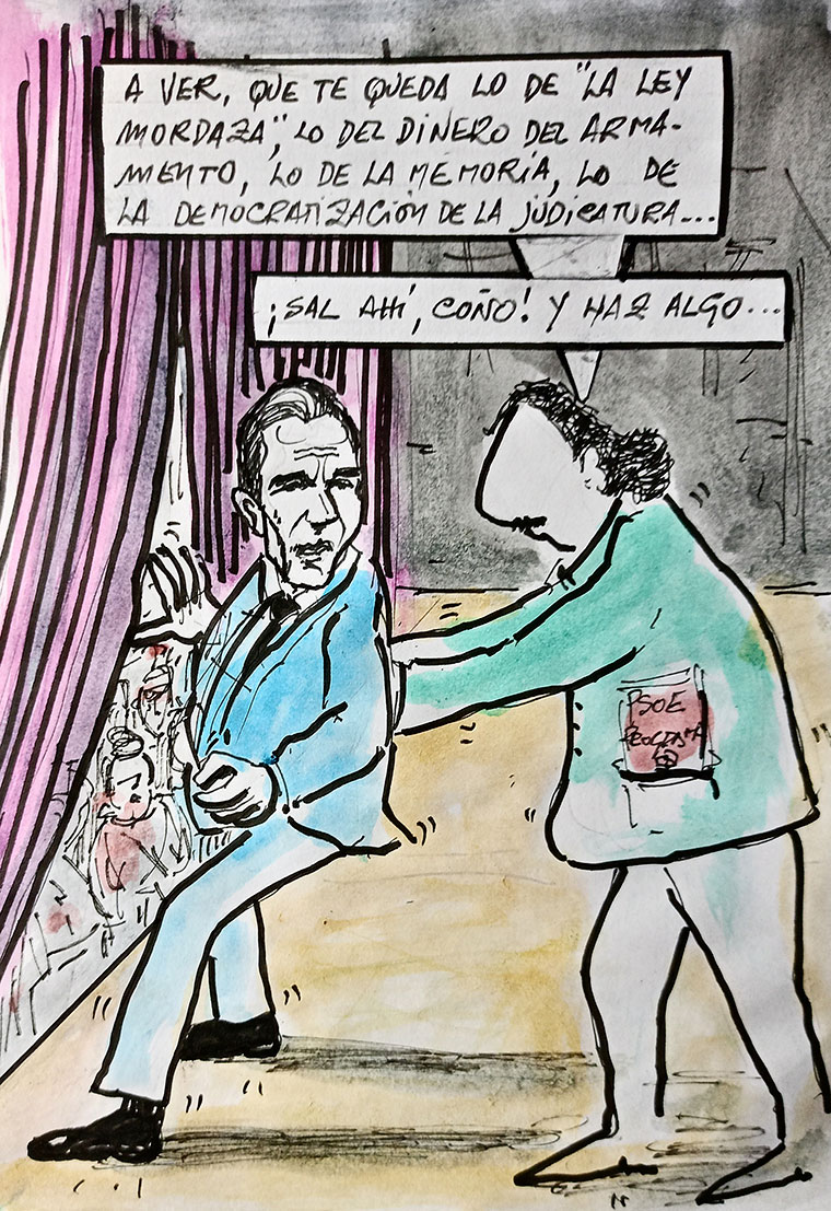 Viñeta de Vicente Ruiz: "¡Audacia!