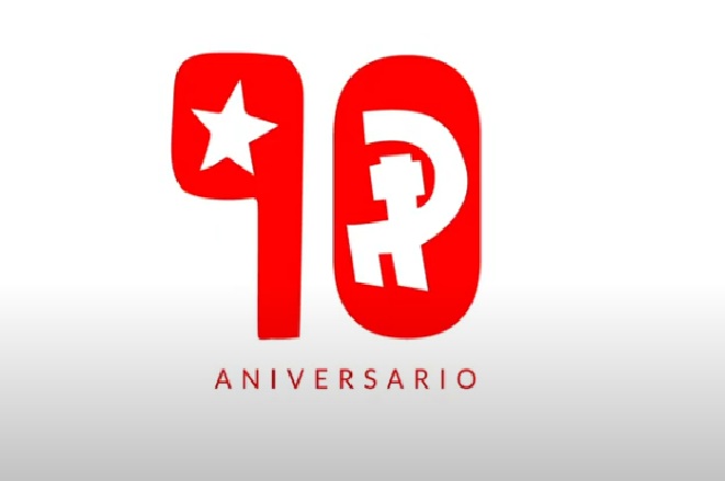 Logo 90 aniversario del PCE-EPK