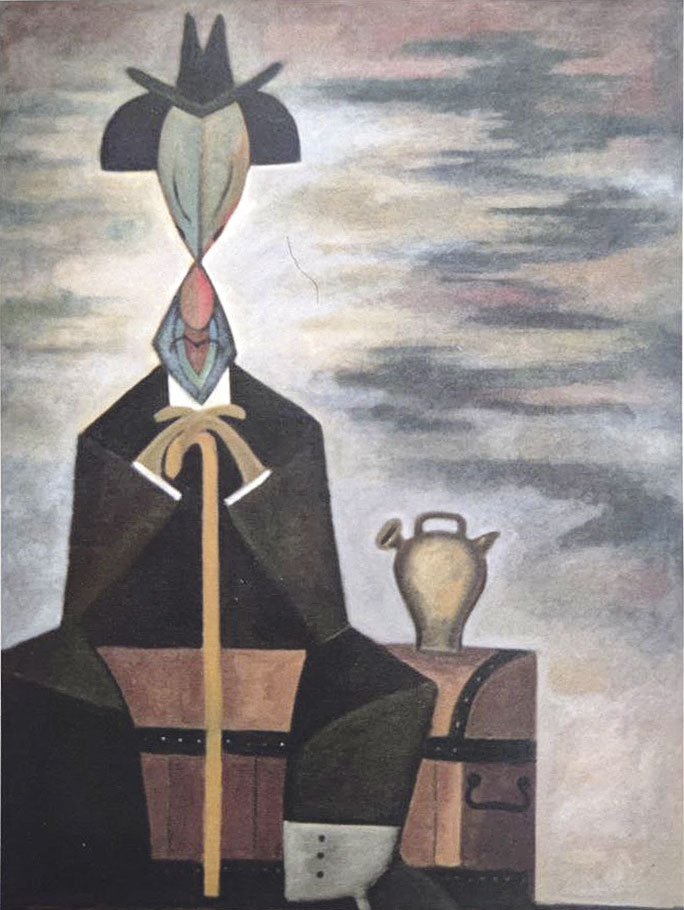 Antonio Machado. Obra de Andrés Vázquez de Sola