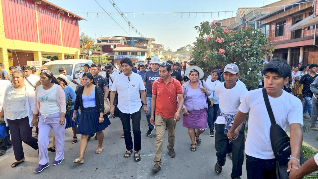 Evo Morales durante la jornada electoral en Bolivia el pasado 17 de agosto de 2025 | Fuente: Evo Morales Ayma (@evoespueblo)