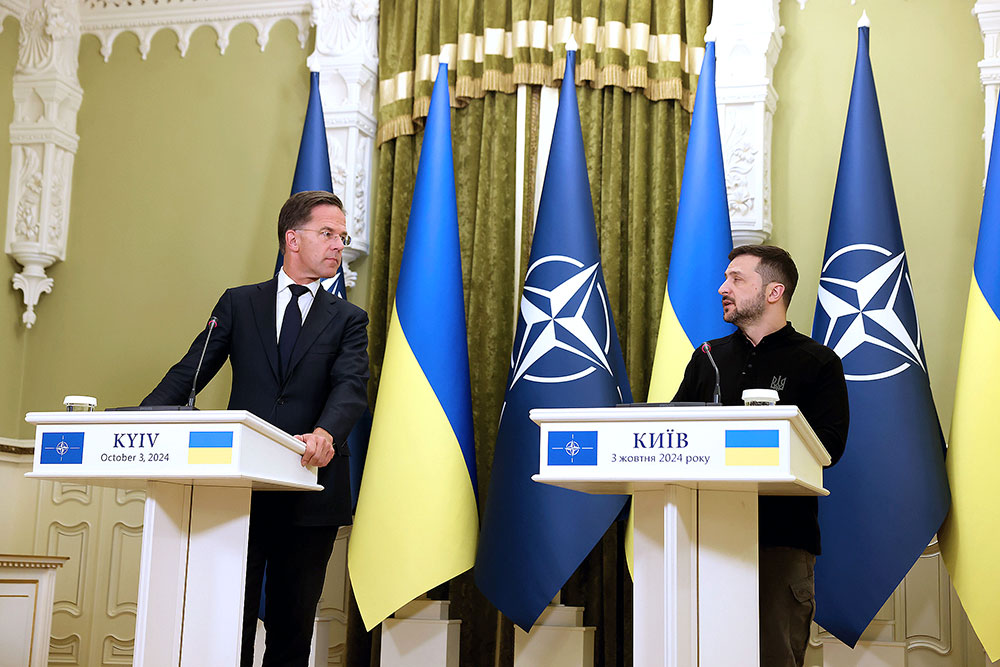 El secretario general de la OTAN, Mark Rutte con el presidente de Ucrania Volodymyr Zelensky | Foto: NATO / CC BY-NC-ND 2.0