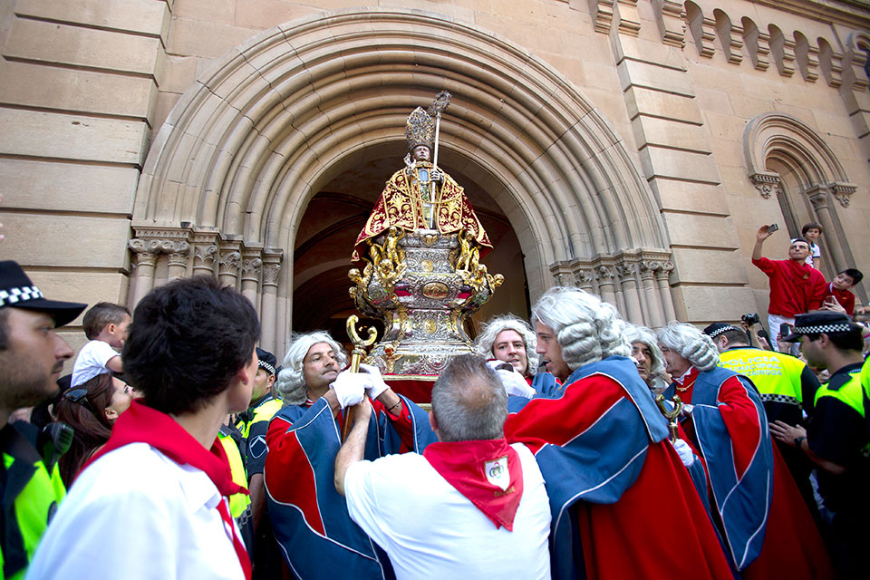 Procesión de San Fermín en Pamplona | Fuente: Prensa Ayuntamiento de Pamplona