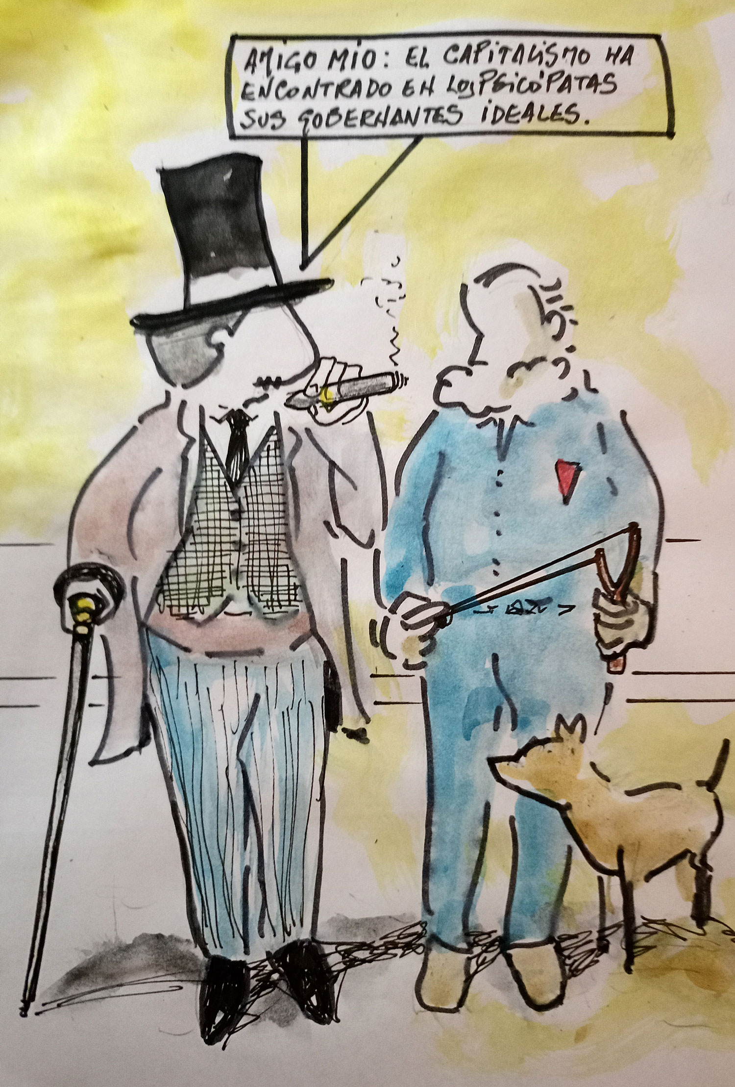 Vicente Ruiz: "El capitalismo ha encontrado en los psicópatas sus gobernantes ideales"