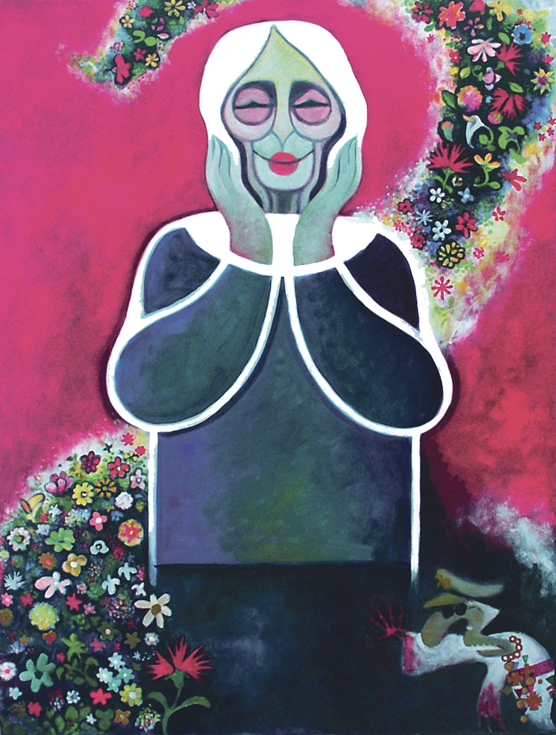 Etopeya de Pasionaria. Andrés Vázquez de Sola (1998). Óleo sobre tela, 116 x 89 cm