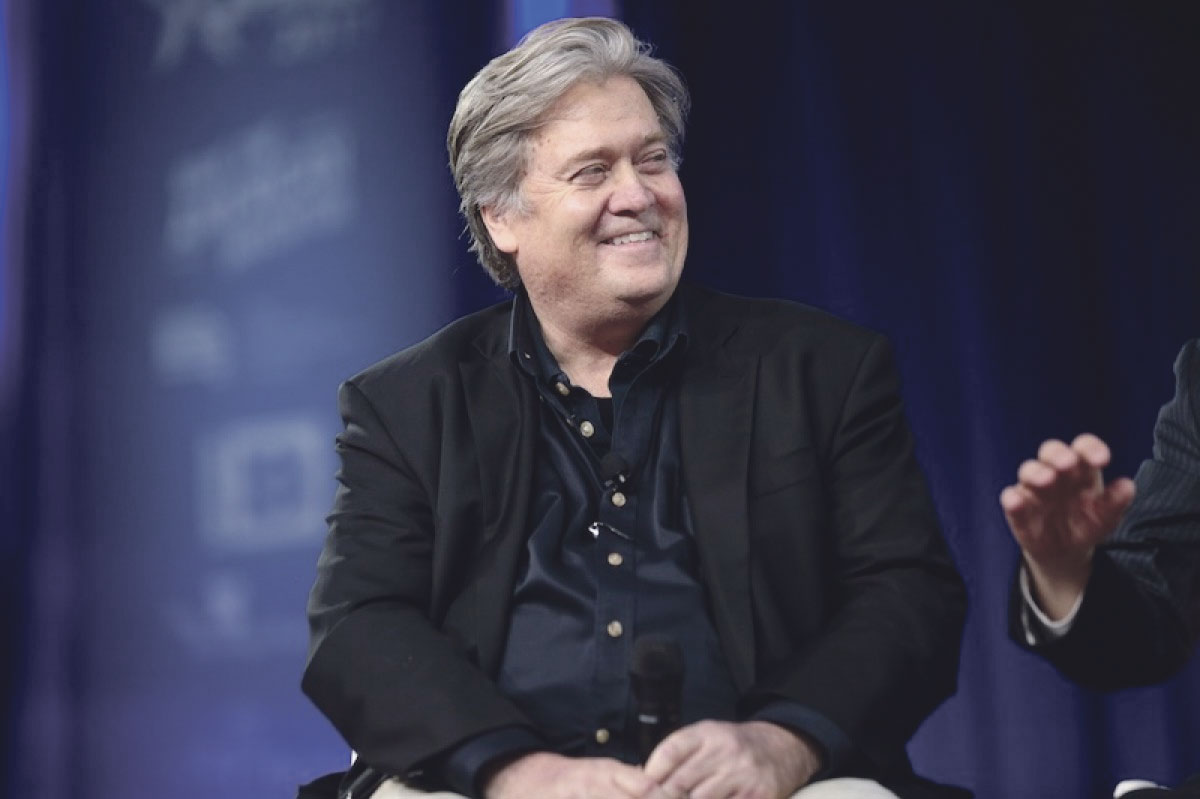 Steve Bannon en la Conferencia de Acción Política Conservadora 2017 | Wikimedia commons