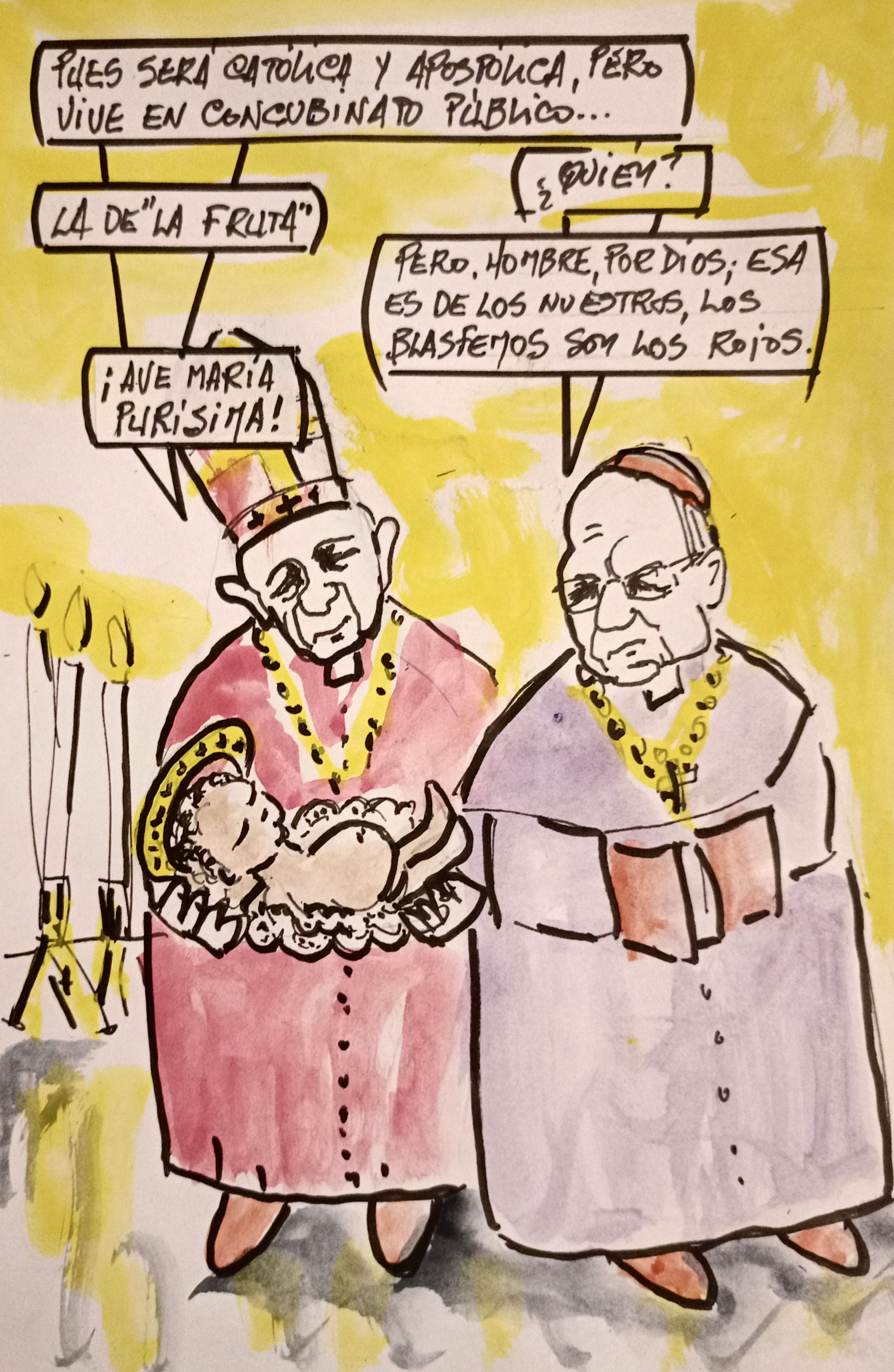 Viñeta de Vicente Ruiz Fernández: "La de 'la fruta'"