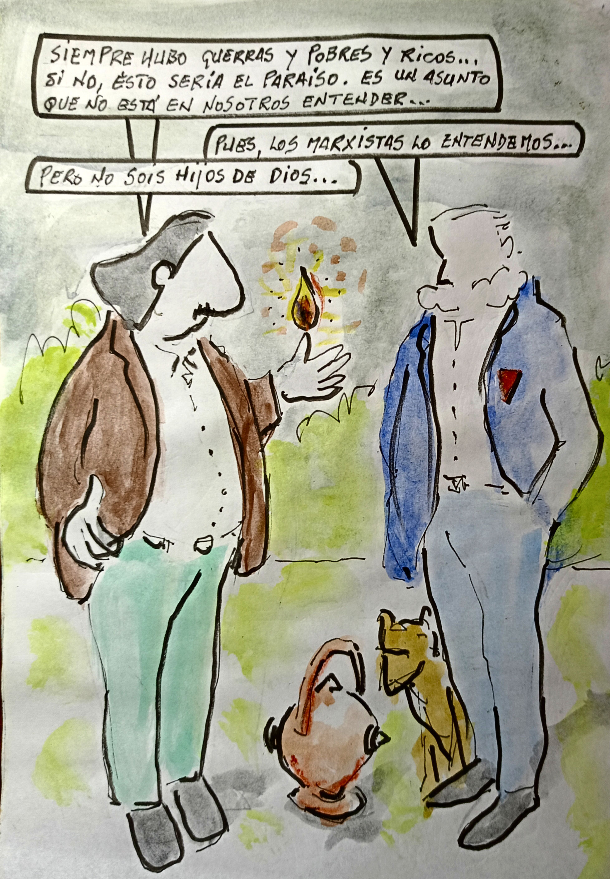 Viñeta de Vicente Ruiz: "Ricos y pobres"